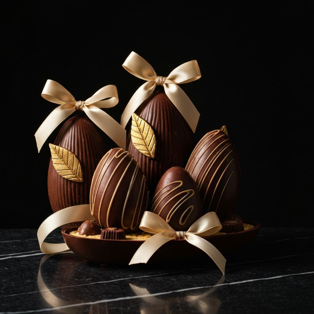 Ovos de Páscoa Artesanais Luna Chocolates